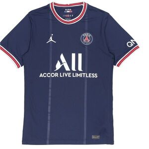 Jordan Paris Navy Jersey with Red and White Details